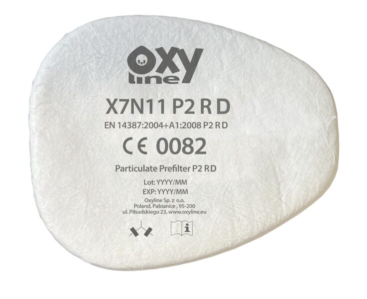 *Oxyline OXYPRO X7N11 P2 R D priekšfiltrs